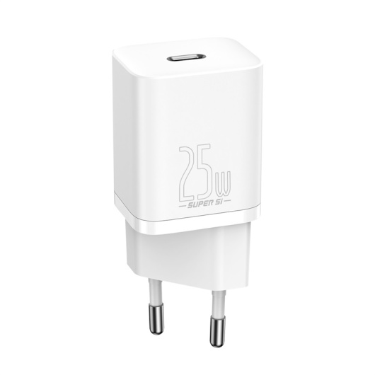 Сетевое зарядное устройство Baseus Super Si quick charger 1C 25W Белое