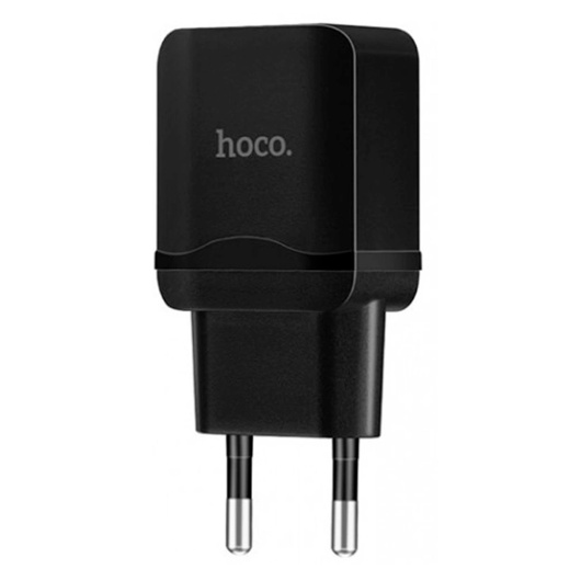 Сетевое зарядное устройство Hoco C33A 2.4A 2USB Charger черное