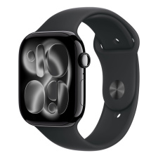 Apple Watch Series 11 Умные часы Apple Watch Series 11 42 мм Jet Black Aluminium Case with Sport Band Black M/L watch