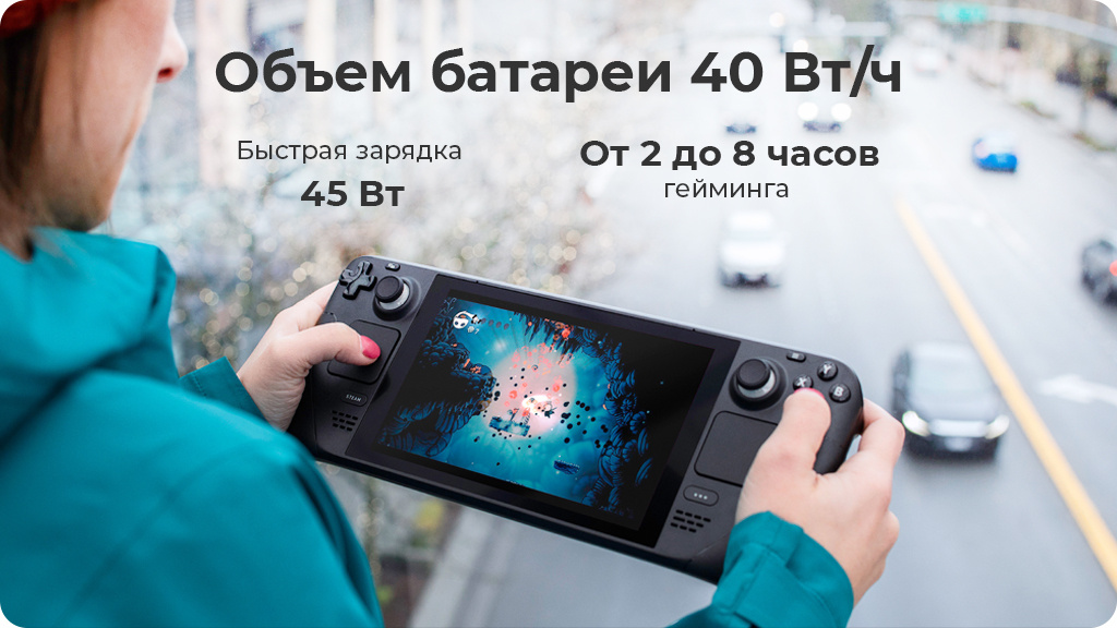 Игровая портативная консоль Valve Steam Deck 64Gb