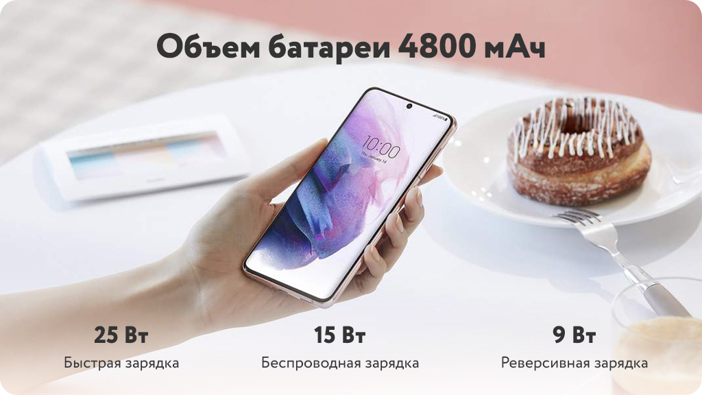 Samsung Galaxy S21+ 5G 8/256GB Фиолетовый фантом (РСТ)