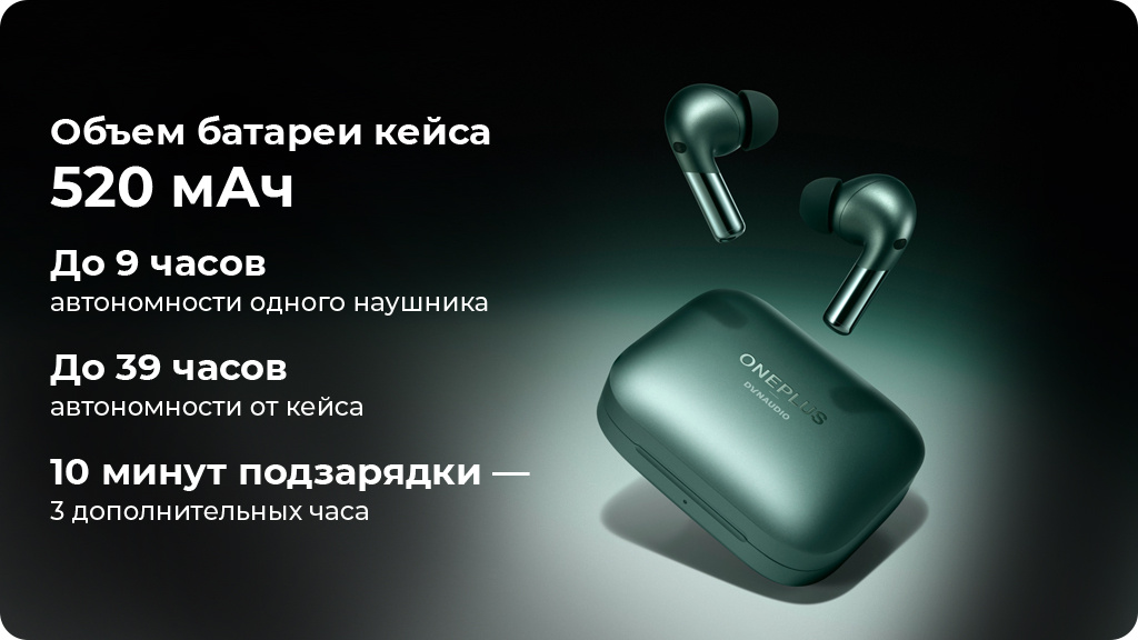 Беспроводные наушники OnePlus Buds Pro 2 Черные