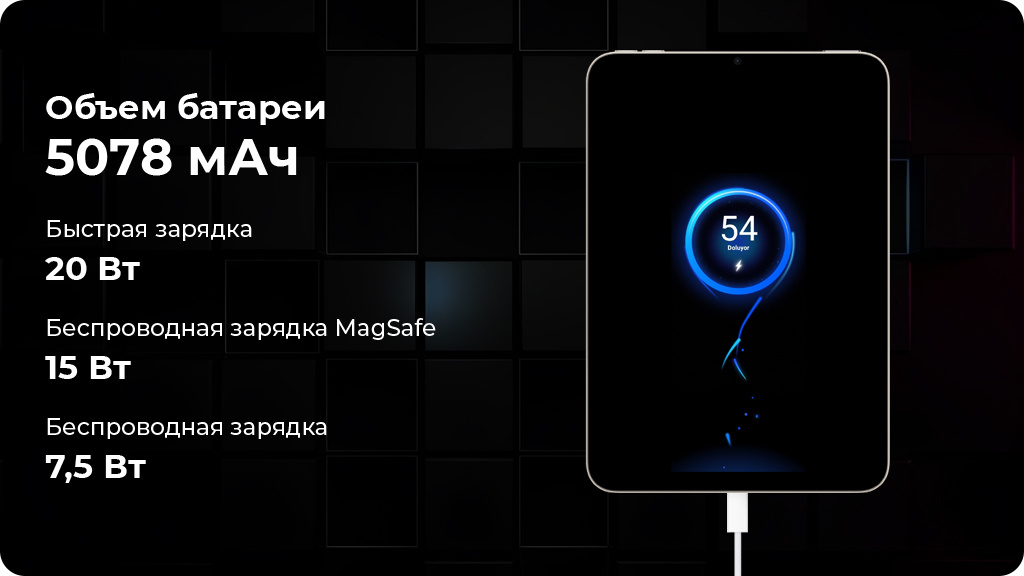 Планшет Apple iPad mini (2024) Wi-Fi 128Gb Голубой