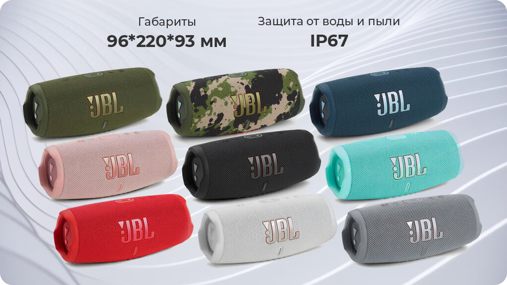 Портативная акустика JBL Charge 5,синий